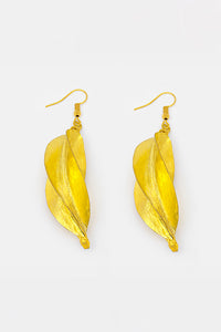 Boucles d'oreilles "FULANI ETOILÉES DORÉES 6 CM"