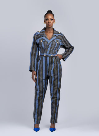 Blue Jumpsuit "REYA"