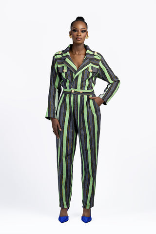 Green Jumpsuit "REYA"