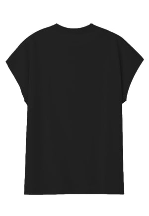 T-Shirt "LEWEUL" coupe femme noir