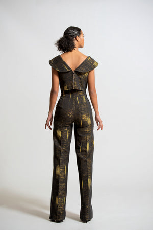 Pantalon taille haute "MISSANDEI"