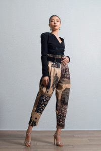 Pantalon taille haute "RIM"