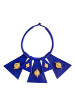 Collier AKHAN bleu nuit