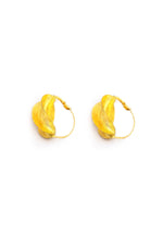 Boucles d'oreilles "FULANI" Rondes dorées 3 CM
